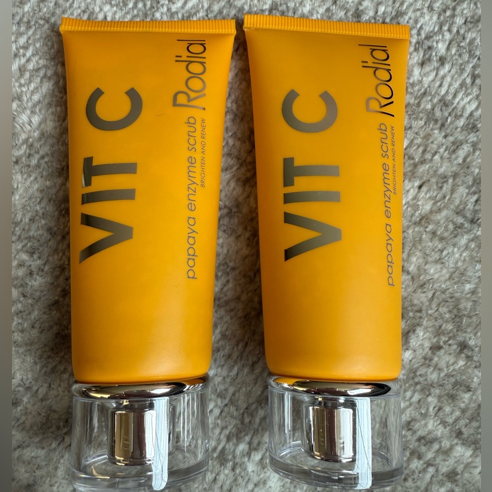 RODIAL VIT C Papaya Enzyme Scrub Brighten & Renew 2.36oz / 70 mL New Set Of 2